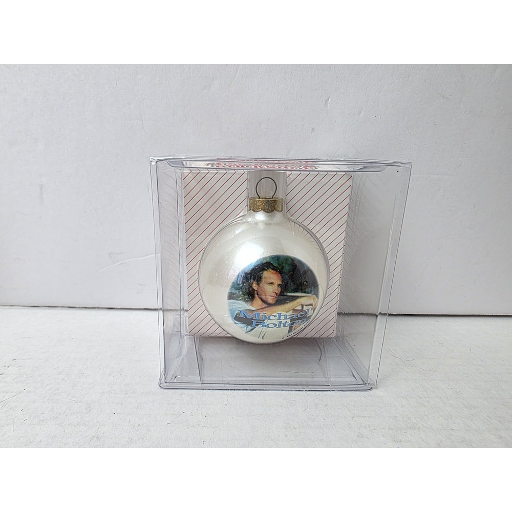 Santa's Rockshop Christmas ornament Music glass bulb Michael Bolton LOT x 10